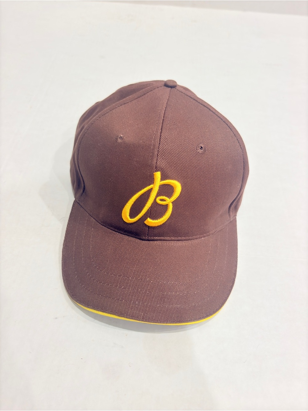 Breitlinger Baseball Cap with leather detail NWOT cotton